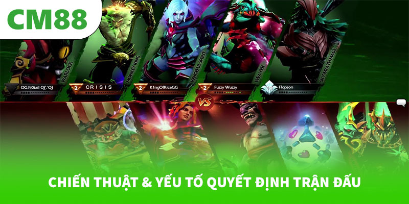 Chiến thuật & yếu tố quyết định trận đấu